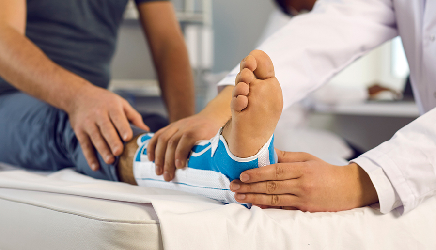 Ankle fracture physiotherapy services